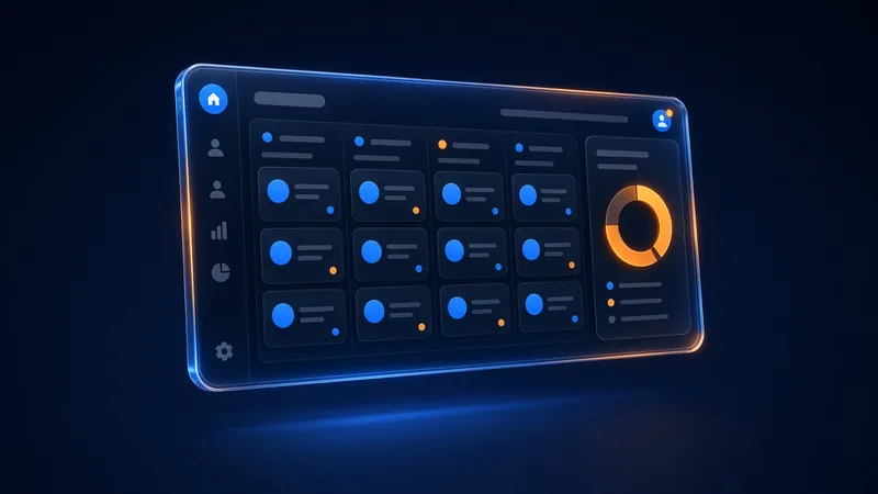 CRM sistemi projesi: satış hunisi ve müşteri kartlarını gösteren panel arayüzü